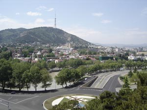 vue panoramique Tbilissi
